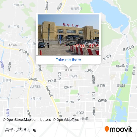 昌平北站 map
