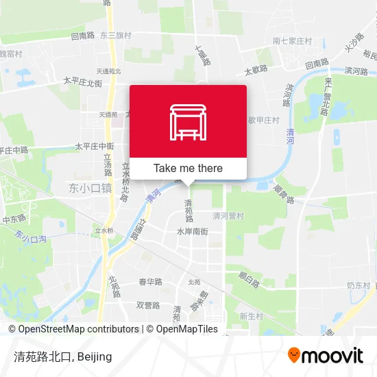 清苑路北口 map