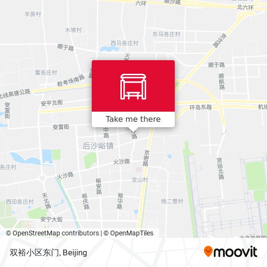 双裕小区东门 map