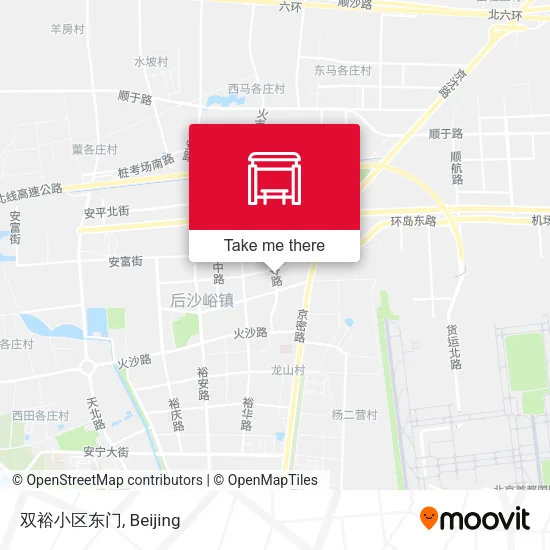 双裕小区东门 map
