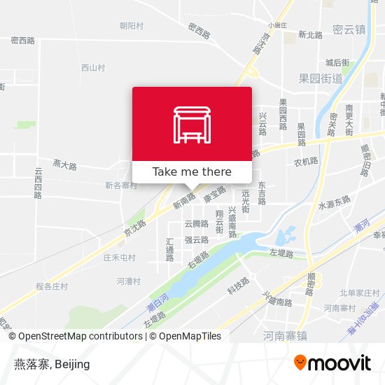 燕落寨 map