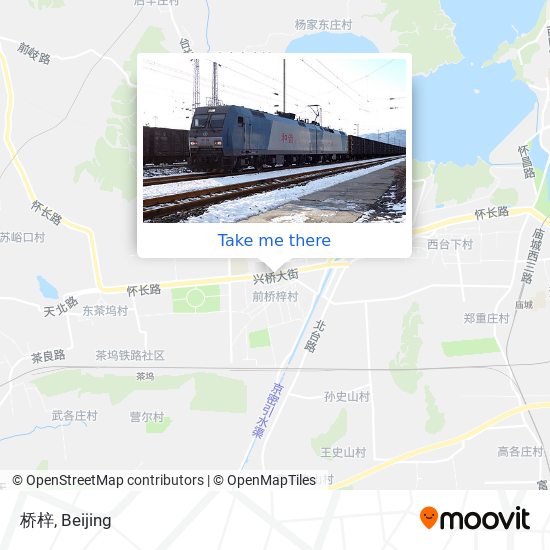 桥梓 map