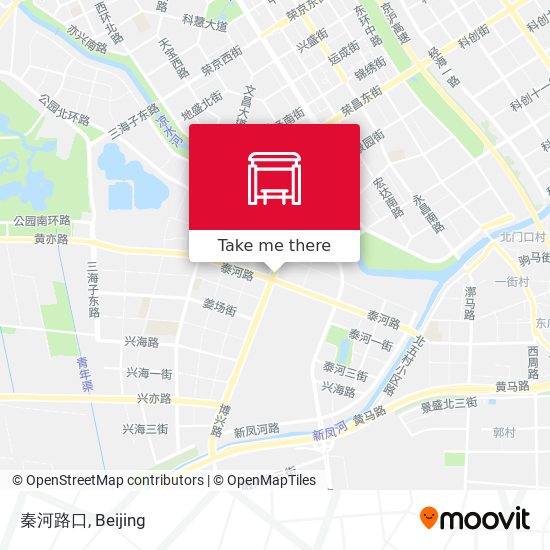 秦河路口 map