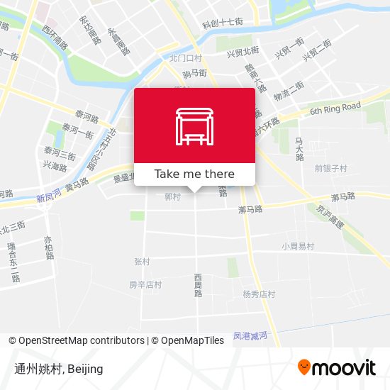 通州姚村 map