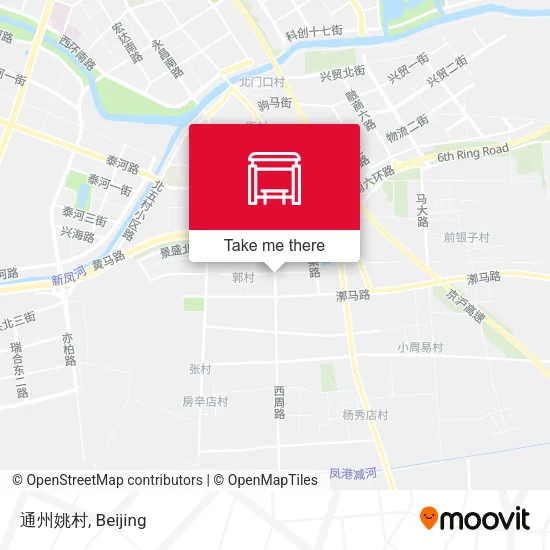 通州姚村 map