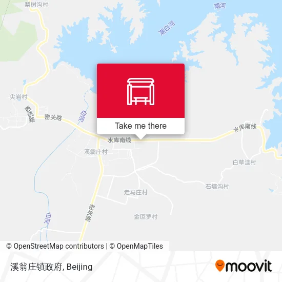 溪翁庄镇政府 map