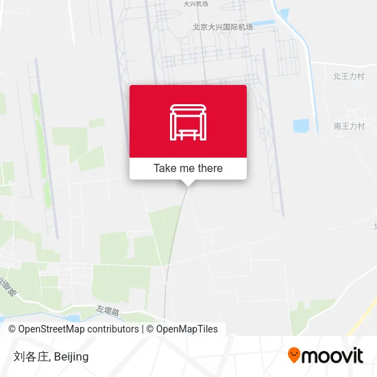 刘各庄 map