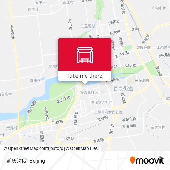 延庆法院 map