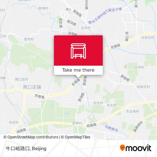 牛口峪路口 map