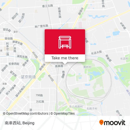 南皋西站 map