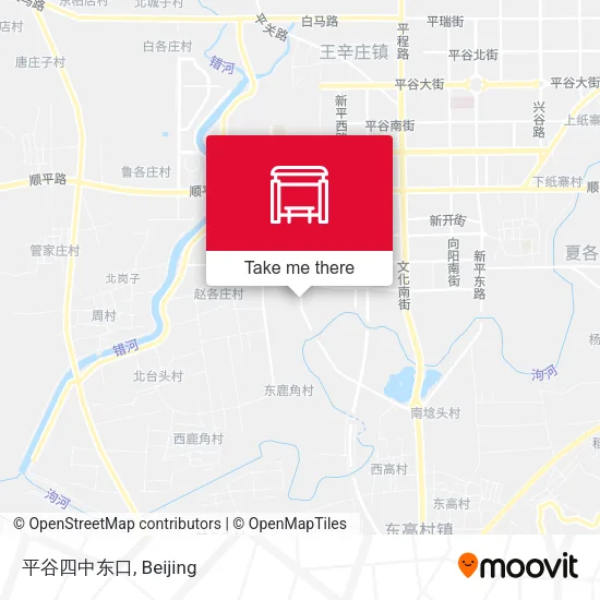 平谷四中东口 map