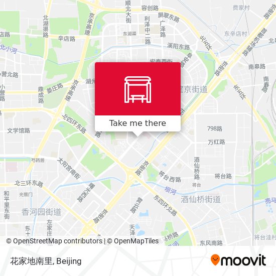 花家地南里 map