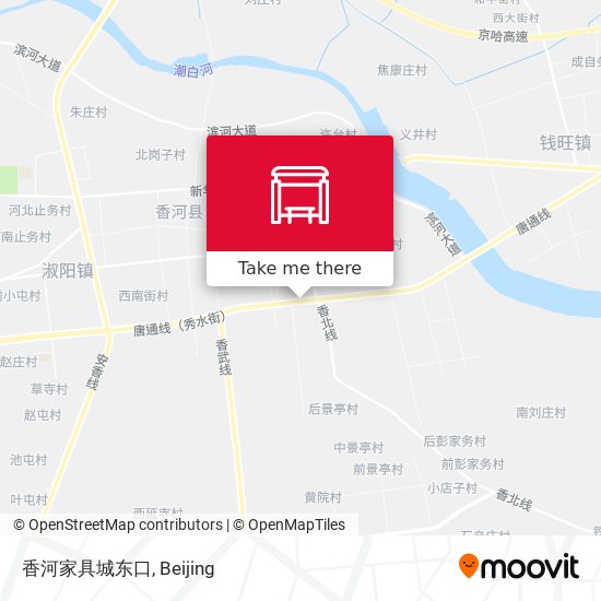 香河家具城东口 map