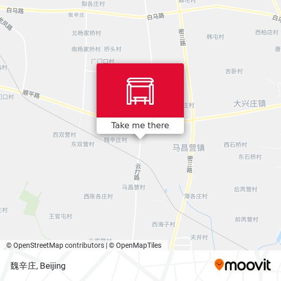 魏辛庄 map