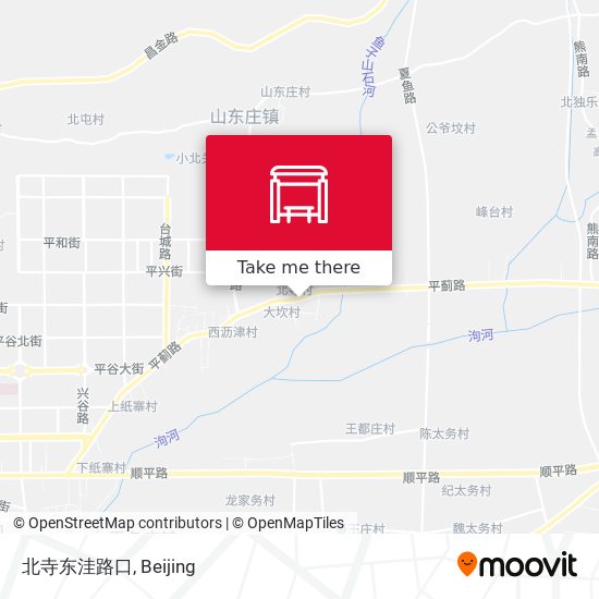 北寺东洼路口 map