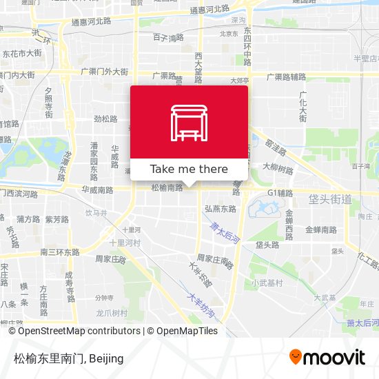 松榆东里南门 map