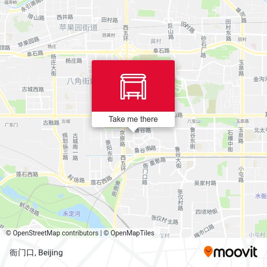 衙门口 map