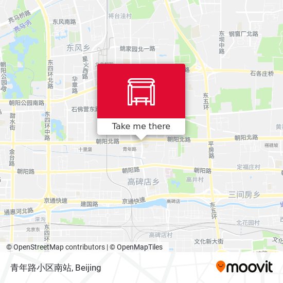 青年路小区南站 map