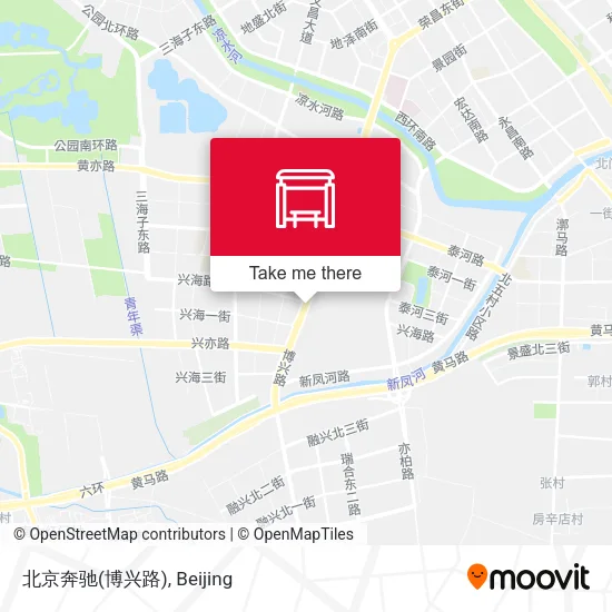 北京奔驰(博兴路) map