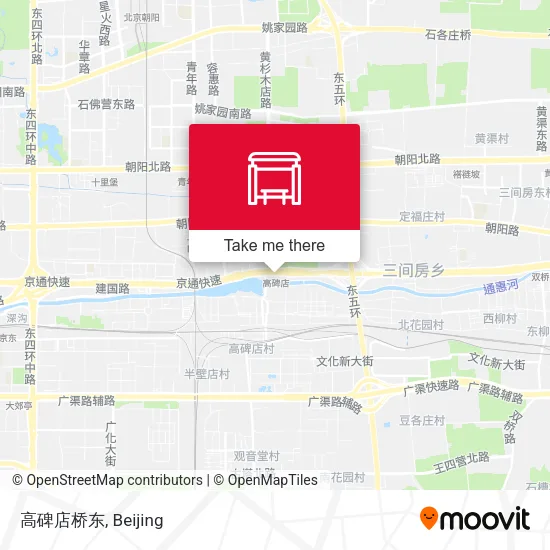 高碑店桥东 map