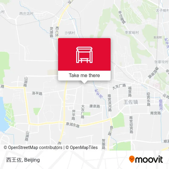 西王佐 map