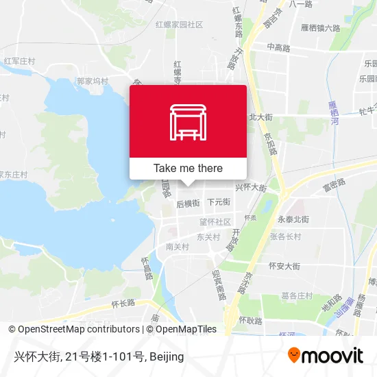 兴怀大街, 21号楼1-101号 map