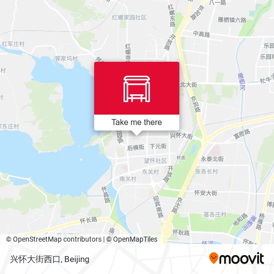 兴怀大街西口 map