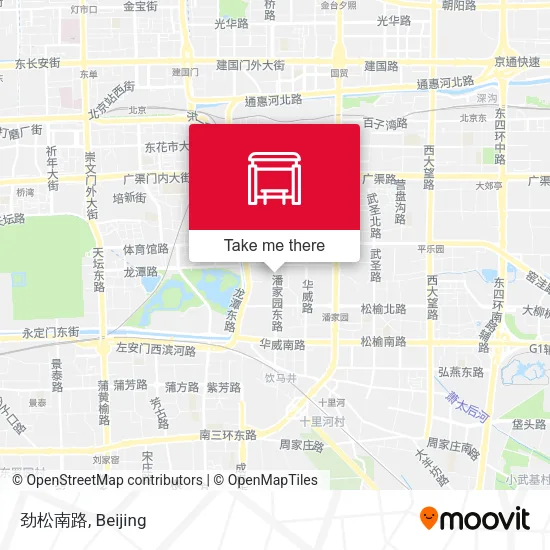 劲松南路 map
