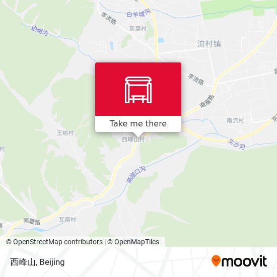 西峰山 map