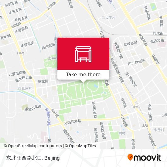 东北旺西路北口 map