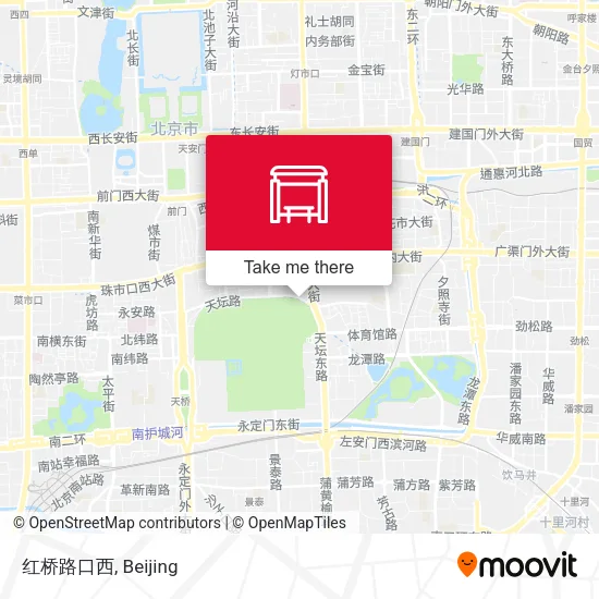 红桥路口西 map