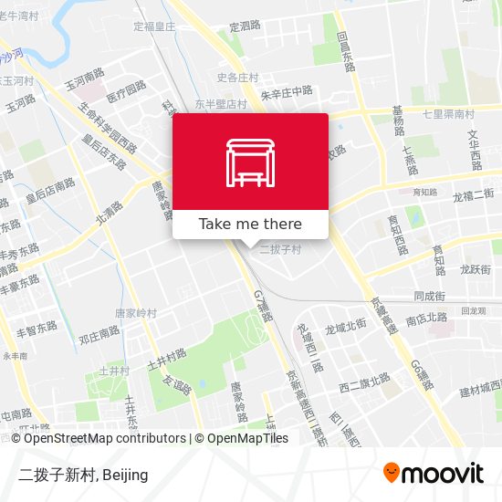 二拨子新村 map