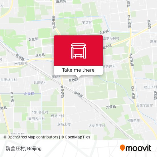 魏善庄村 map
