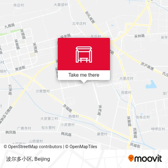 波尔多小区 map