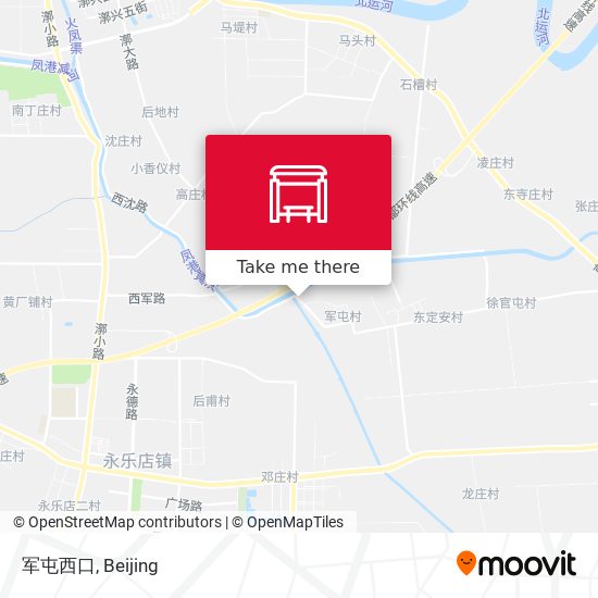军屯西口 map