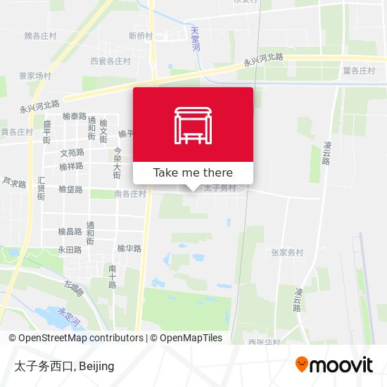 太子务西口 map