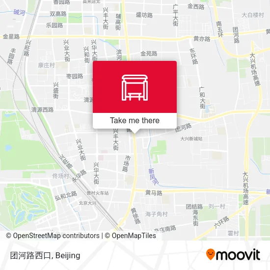 团河路西口 map