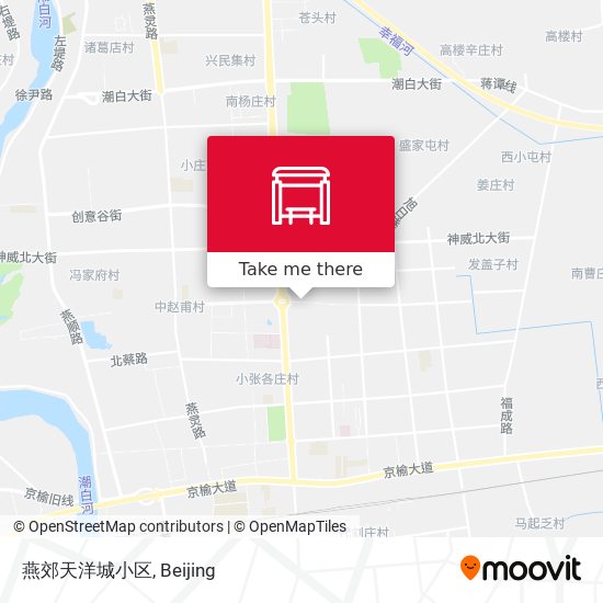 燕郊天洋城小区 map