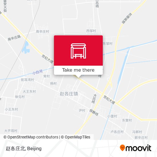 赵各庄北 map