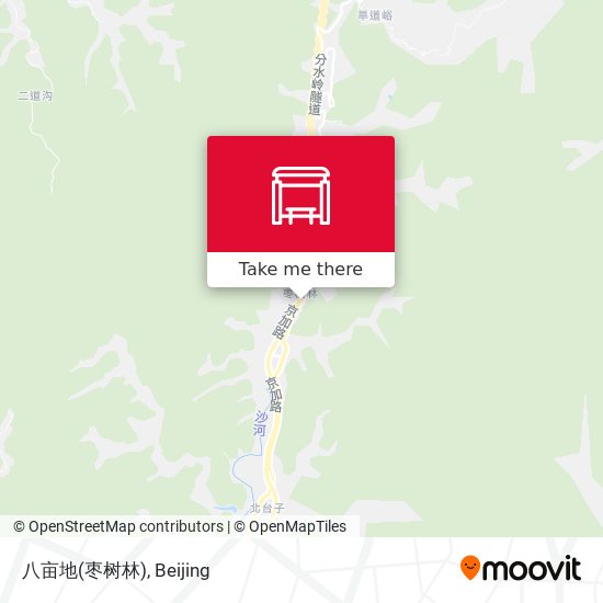 八亩地(枣树林) map