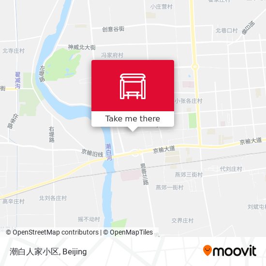 潮白人家小区 map