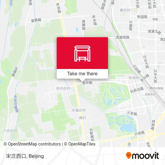 宋庄西口 map