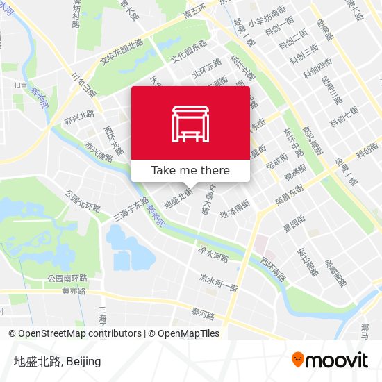地盛北路 map