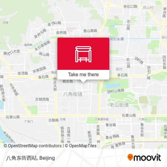 八角东街西站 map