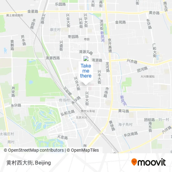黄村西大街 map