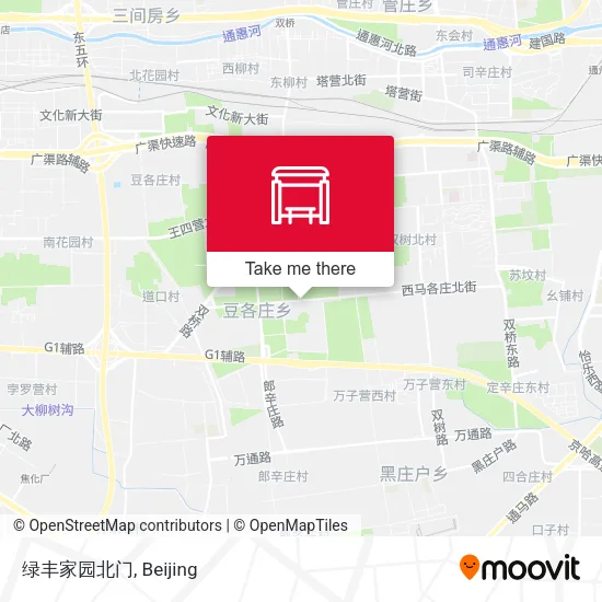 绿丰家园北门 map