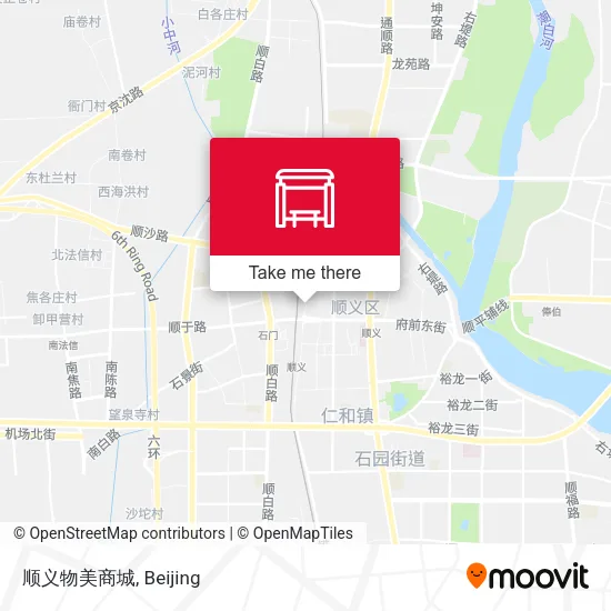 顺义物美商城 map