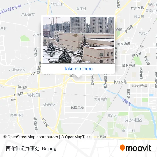 西潞街道办事处 map