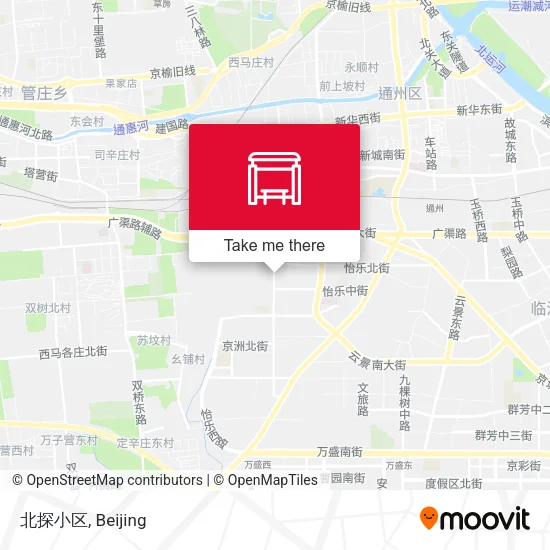 北探小区 map