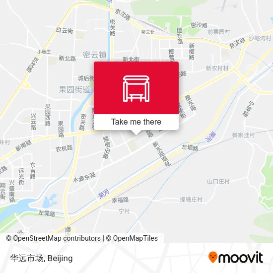 华远市场 map